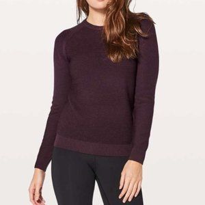 lululemon Simply Wool Sweater in Black Cherry